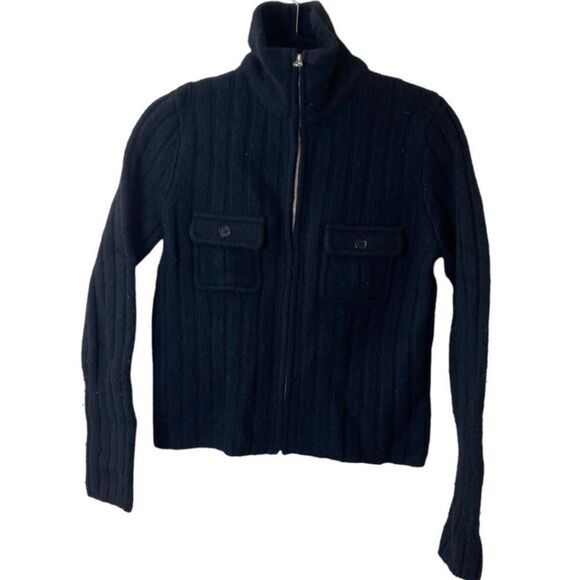J.Crew Ribbed Zip Sweater Sz S - Picture 1 of 3